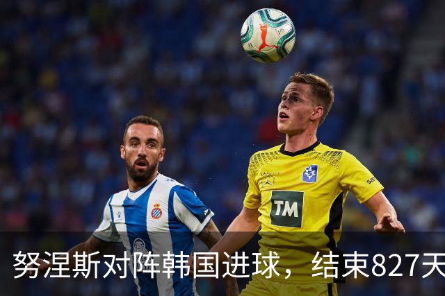 努涅斯对阵韩国进球，结束827天他在乌拉圭队进球荒
